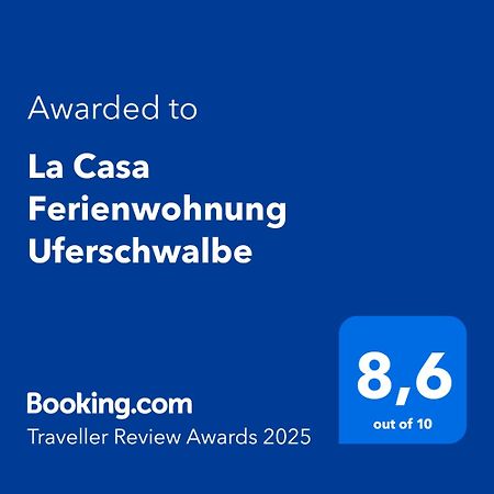 La Casa Ferienwohnung Uferschwalbe Steinberg  Extérieur photo